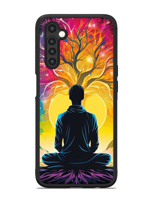 Mind Colourful Glossy Metal Phone Cover for Realme 6 Zapvi