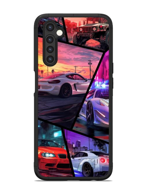 Ride In Pixels Glossy Metal Phone Cover for Realme 6