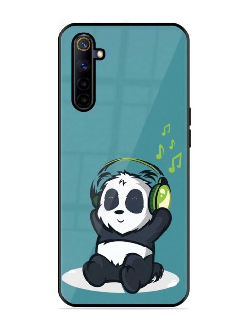 Music Panda Glossy Metal Phone Cover for Realme 6I Zapvi