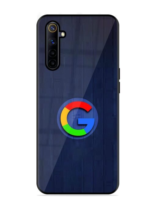 Google Logo Printed Glossy Metal TPU Phone Cover for Realme 6I