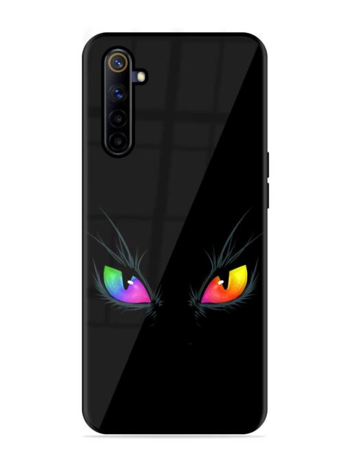 Cat Eyes Glossy Metal Phone Cover for Realme 6I Zapvi