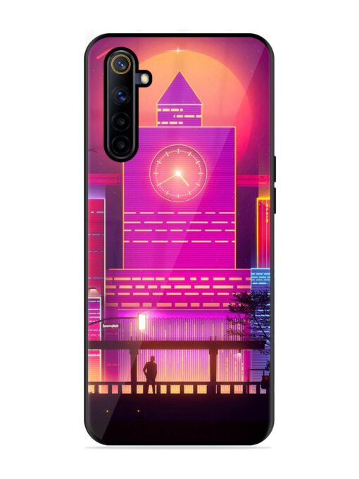 Clock Tower Glossy Metal TPU Phone Cover for Realme 6I Zapvi