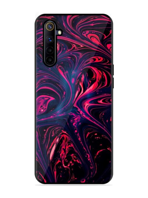 Abstract Background Glossy Metal Phone Cover for Realme 6I Zapvi