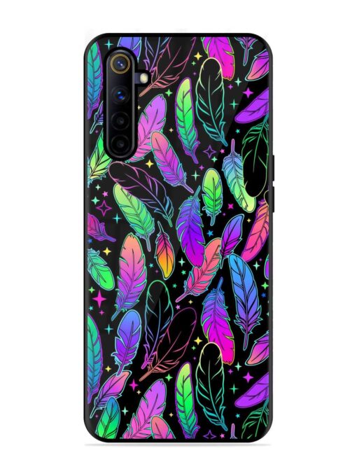 Bright Multi Colored Seamless Glossy Metal Phone Cover for Realme 6I Zapvi