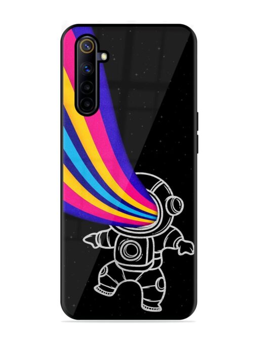 Astronaut Glossy Metal TPU Phone Cover for Realme 6I Zapvi