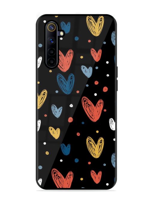 Happy Valentines Day Glossy Metal TPU Phone Cover for Realme 6I Zapvi