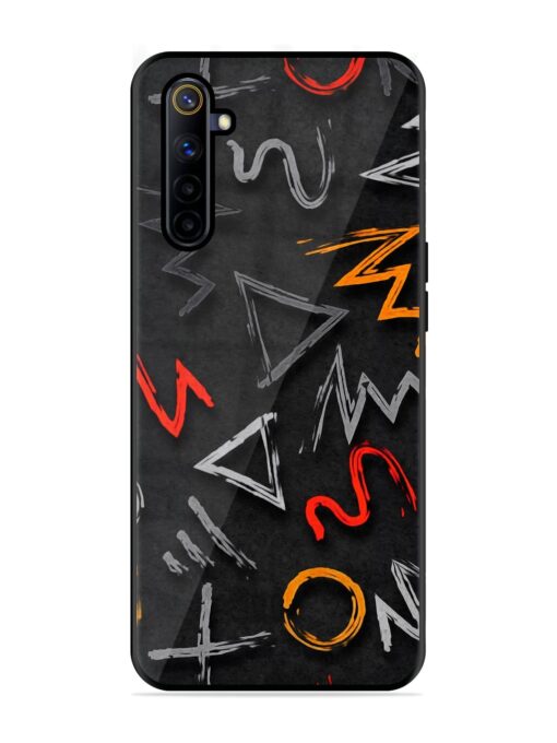 Grungy Graffiti Glossy Metal Phone Cover for Realme 6I Zapvi