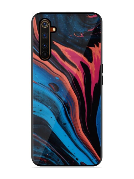 Liquefied Art Glossy Metal TPU Phone Cover for Realme 6 Pro Zapvi