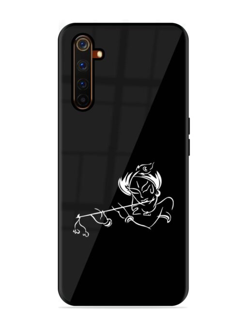 Krishna Flute Glossy Metal Phone Cover for Realme 6 Pro Zapvi