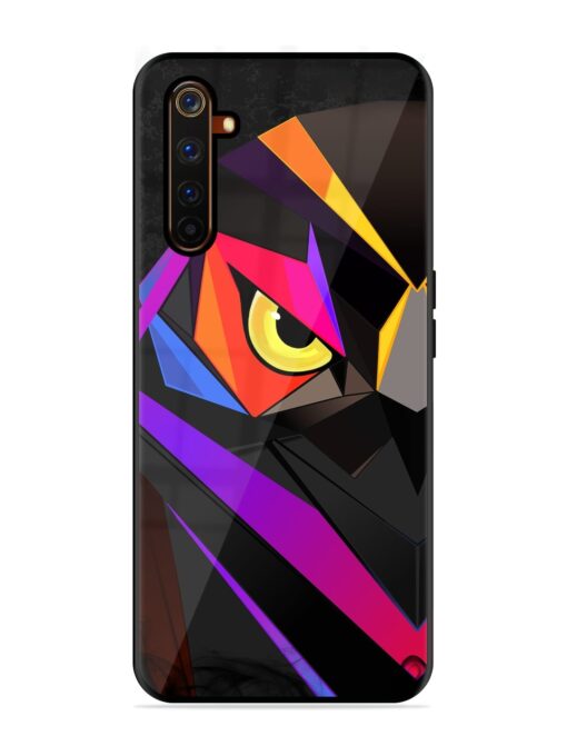 Wpap Owl Glossy Metal Phone Cover for Realme 6 Pro