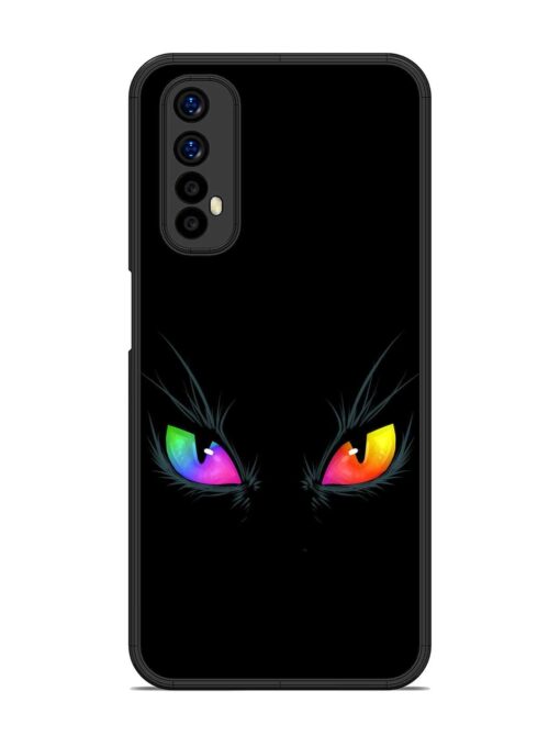 Cat Eyes Glossy Metal Phone Cover for Realme 7 Zapvi