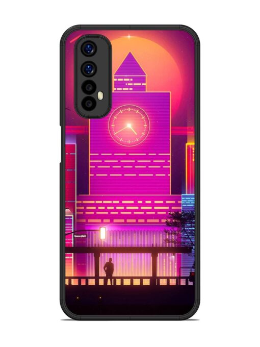 Clock Tower Glossy Metal TPU Phone Cover for Realme 7