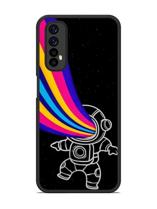 Astronaut Glossy Metal TPU Phone Cover for Realme 7 Zapvi