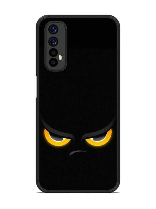 Scary Yellow Eye Glossy Metal TPU Phone Cover for Realme 7