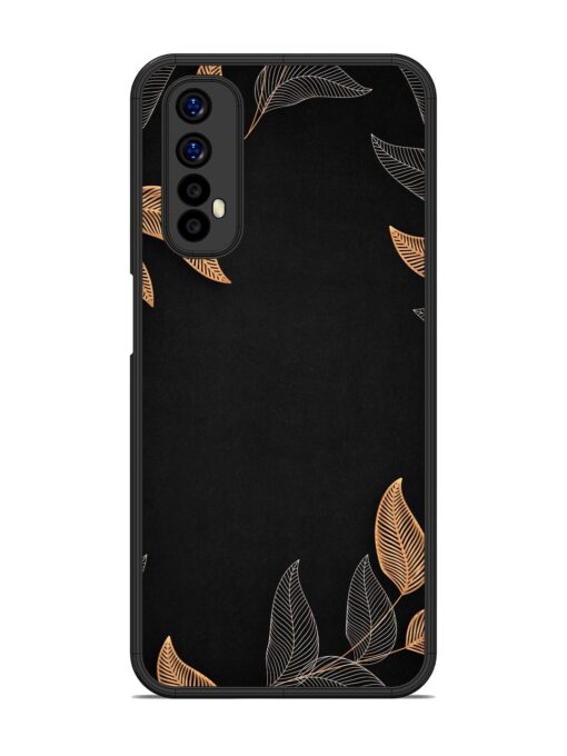 Foliage Art Glossy Metal Phone Cover for Realme 7