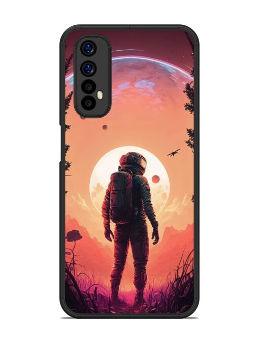 Red Sky At Morning Glossy Metal Phone Cover for Realme 7 Zapvi