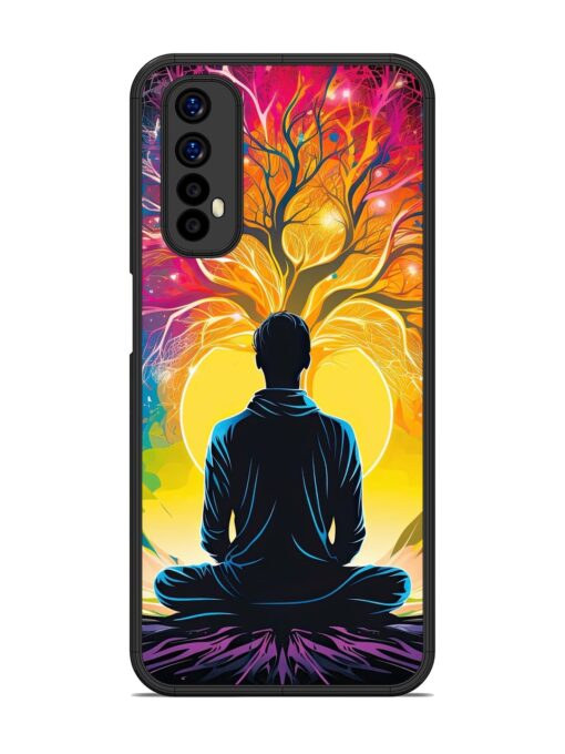 Mind Colourful Glossy Metal Phone Cover for Realme 7 Zapvi