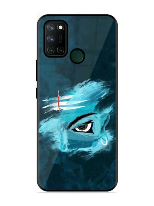 Lord Shiva Glossy Metal Phone Cover for Realme 7I Zapvi