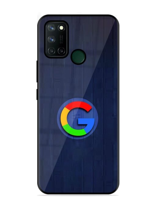 Google Logo Printed Glossy Metal TPU Phone Cover for Realme 7I