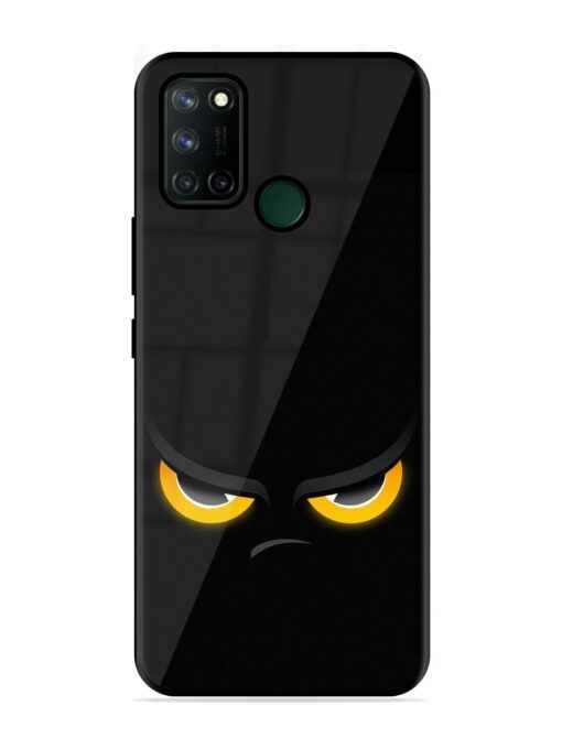 Scary Yellow Eye Glossy Metal TPU Phone Cover for Realme 7I Zapvi