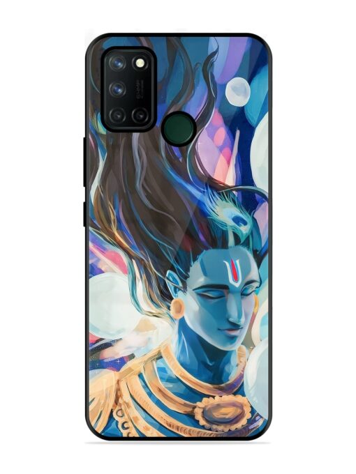 Bhagwan Sri Krishna Glossy Metal Phone Cover for Realme 7I