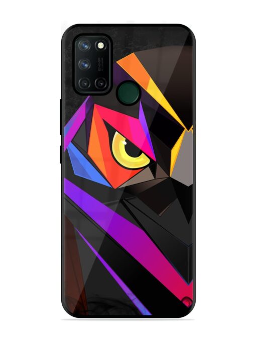 Wpap Owl Glossy Metal Phone Cover for Realme 7I