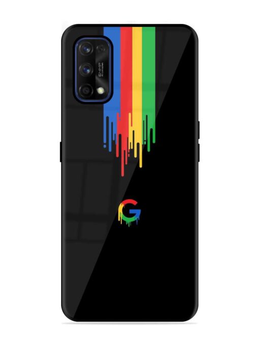 Google Logo Glossy Metal Phone Cover for Realme 7 Pro