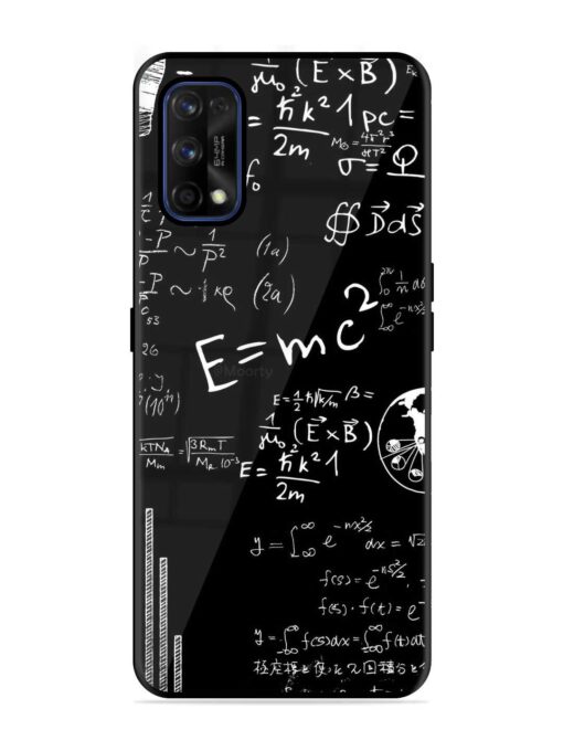 E=Mc2 Mass?Energy Equivalence Glossy Metal Phone Cover for Realme 7 Pro Zapvi