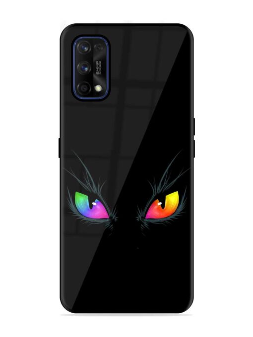 Cat Eyes Glossy Metal Phone Cover for Realme 7 Pro Zapvi