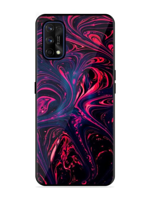 Abstract Background Glossy Metal Phone Cover for Realme 7 Pro Zapvi