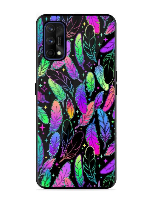 Bright Multi Colored Seamless Glossy Metal Phone Cover for Realme 7 Pro Zapvi