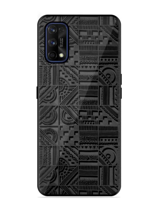 Seamless Pattern Glossy Metal Phone Cover for Realme 7 Pro Zapvi