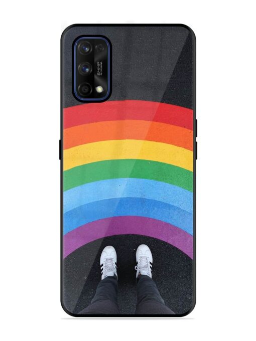 Legs Rainbow Glossy Metal TPU Phone Cover for Realme 7 Pro Zapvi