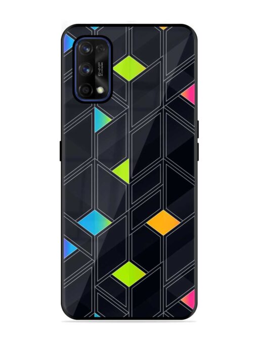 Abstract Mosaic Seamless Glossy Metal Phone Cover for Realme 7 Pro Zapvi