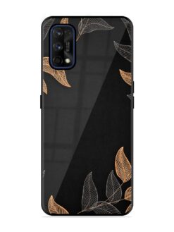 Foliage Art Glossy Metal Phone Cover for Realme 7 Pro