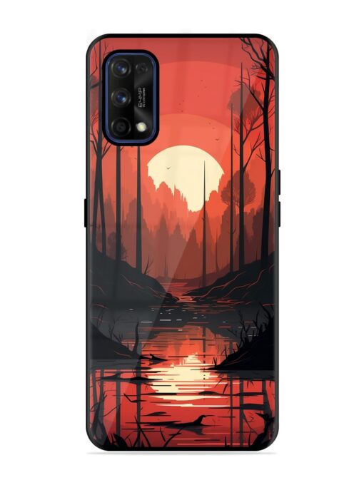 Natural Landscape Glossy Metal Phone Cover for Realme 7 Pro Zapvi