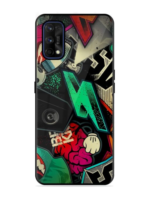 Graffiti Art Glossy Metal Phone Cover for Realme 7 Pro Zapvi