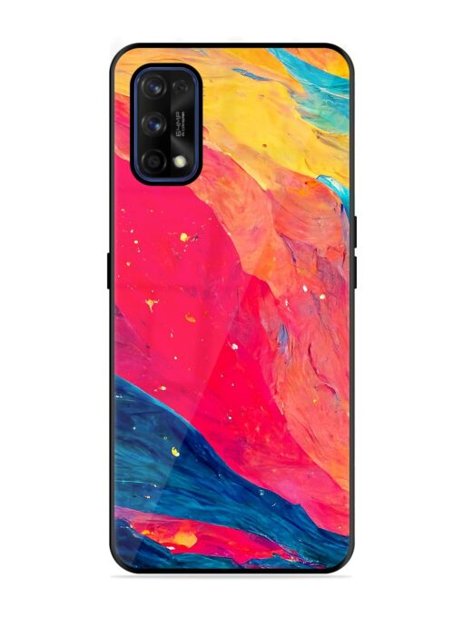 Starry Night Glossy Metal Phone Cover for Realme 7 Pro