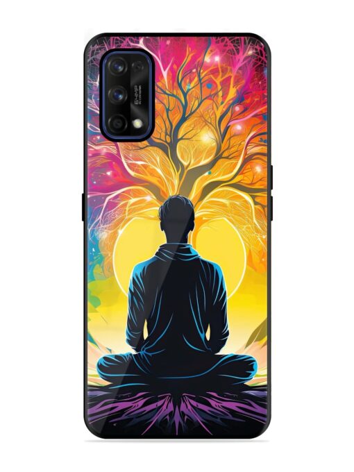 Mind Colourful Glossy Metal Phone Cover for Realme 7 Pro Zapvi