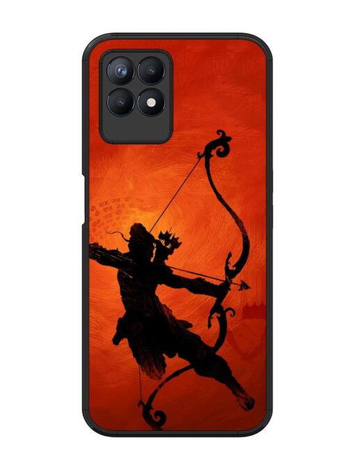 Illustration Lord Rama Glossy Metal Phone Cover for Realme 8I Zapvi