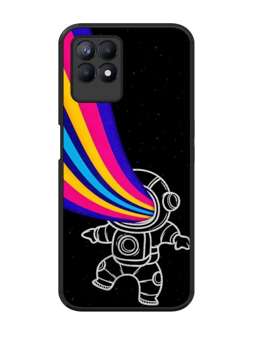 Astronaut Glossy Metal TPU Phone Cover for Realme 8I Zapvi