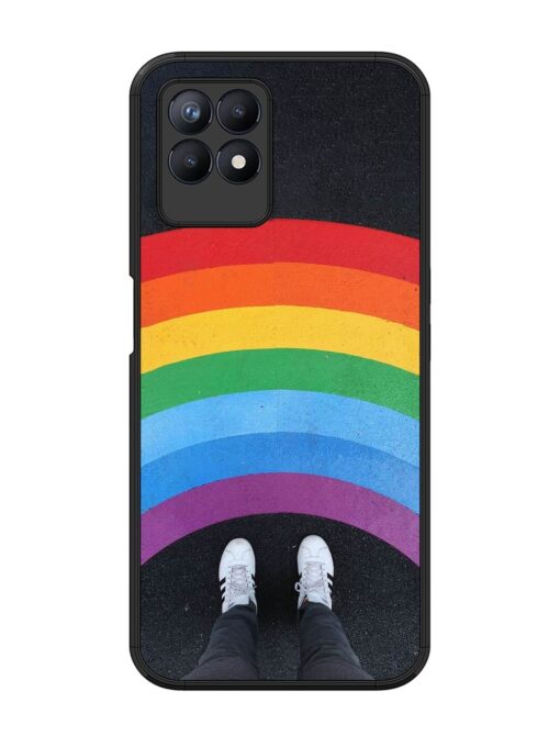 Legs Rainbow Glossy Metal TPU Phone Cover for Realme 8I