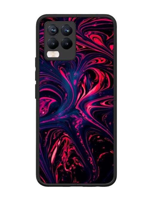 Abstract Background Glossy Metal Phone Cover for Realme 8 Pro Zapvi