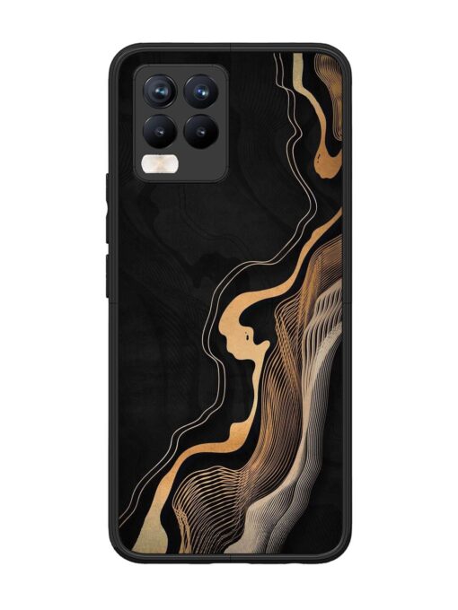 Abstract Art Glossy Metal TPU Phone Cover for Realme 8 Pro Zapvi