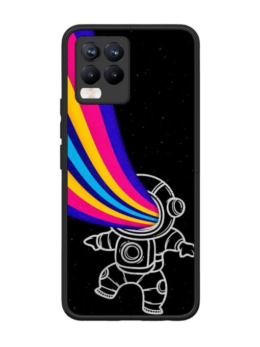 Astronaut Glossy Metal TPU Phone Cover for Realme 8 Pro