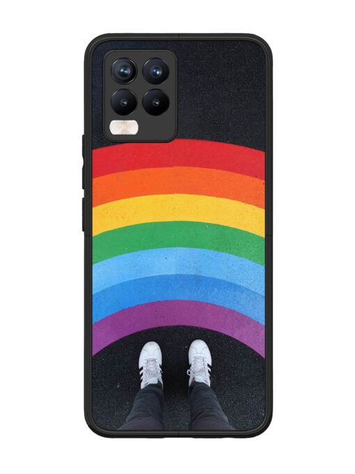 Legs Rainbow Glossy Metal TPU Phone Cover for Realme 8 Pro Zapvi