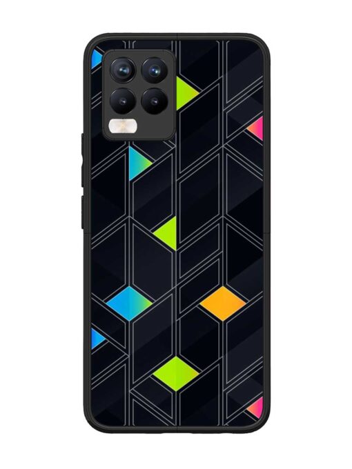 Abstract Mosaic Seamless Glossy Metal Phone Cover for Realme 8 Pro Zapvi