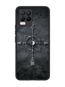 Lighting Cross Glossy Metal Phone Cover for Realme 8 Pro