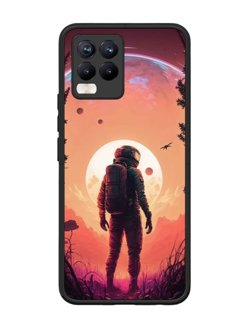 Red Sky At Morning Glossy Metal Phone Cover for Realme 8 Pro