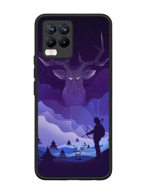 Deer Forest River Glossy Metal Phone Cover for Realme 8 Pro Zapvi